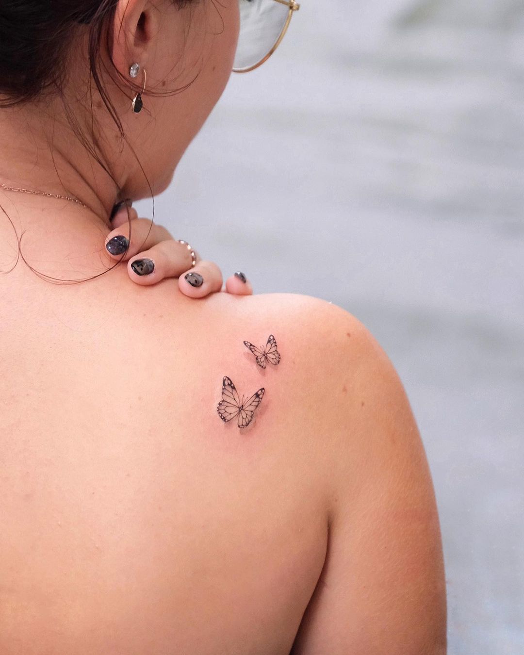 Butterfly Whispers Small Tattoo For Women