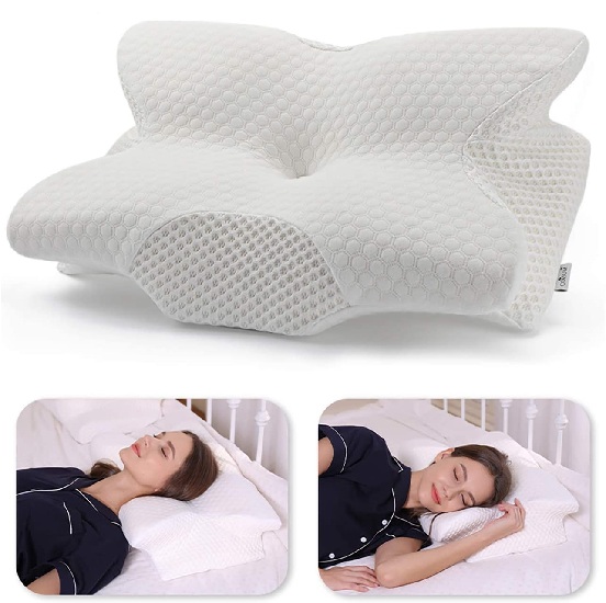 Coisum Back Sleeper Cervical Pillow - Memory Foam Pillow