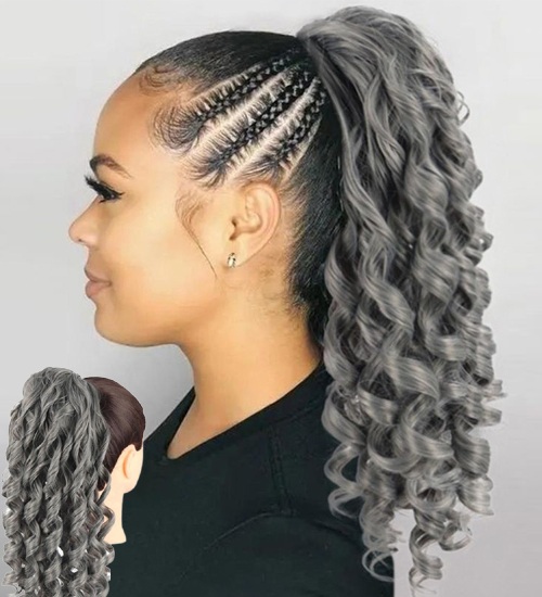 Curly Ponytail Hairstyles 10