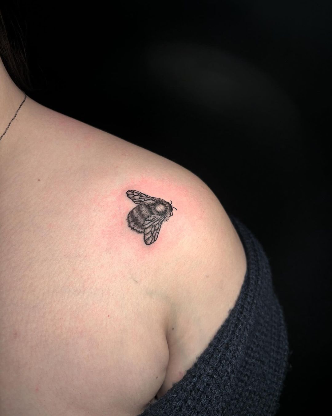 Midnight Flutter Small Tattoo Design