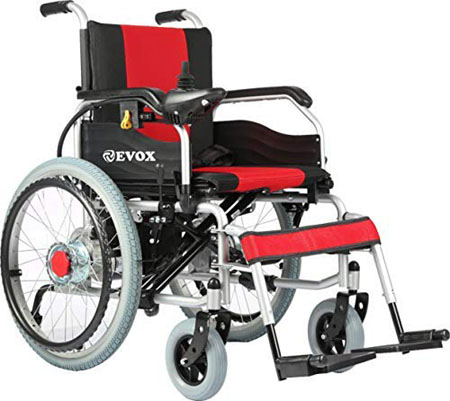Red Evox Electric Wheelchair Wc101