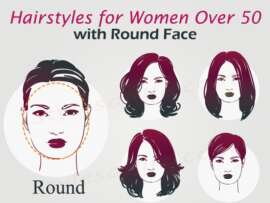 10 Best and Trendy Hairstyles for Round Faces Over 50