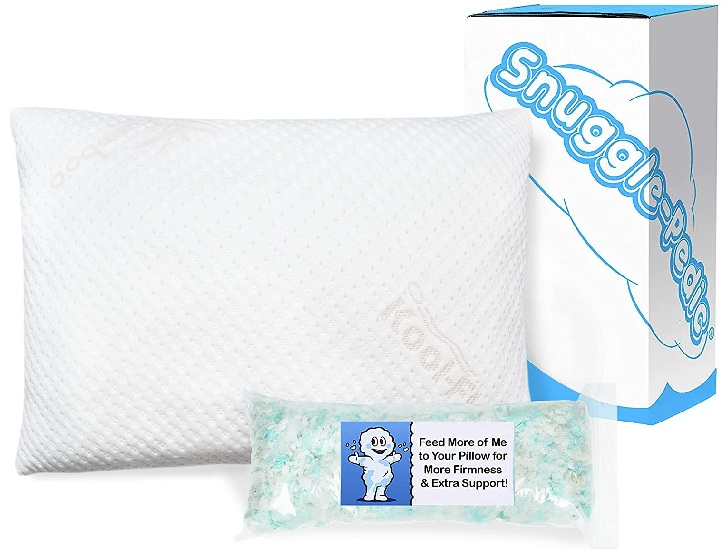 Snuggle-Pedic Adjustable Memory Foam Pillows