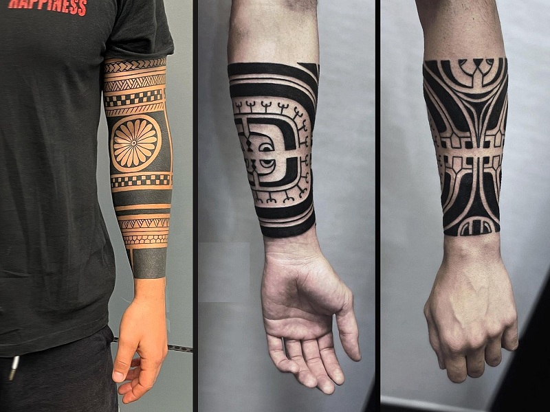 75 Tribal Shoulder Tattoos For Men - YouTube