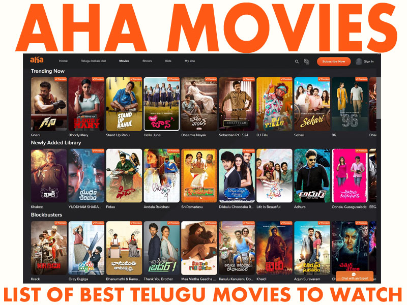 Aha OTT: 20 All Time Best Telugu Movies in Aha App 2022