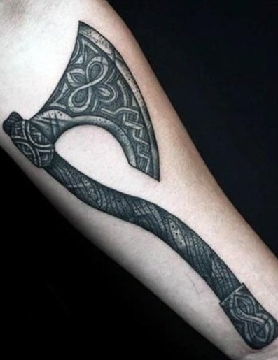 Axe Viking Style Tattoos