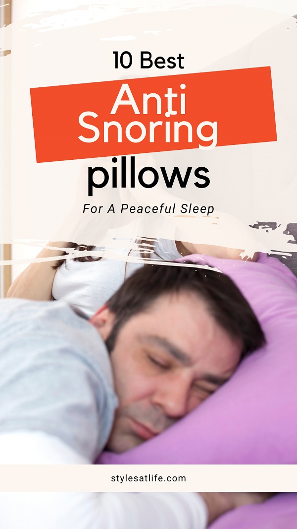 Best Anti Snoring Pillows For A Peaceful Sleep