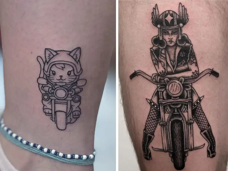 30 Top Biker Tattoo Ideas  Tattoos for Hardcore Bike Rider