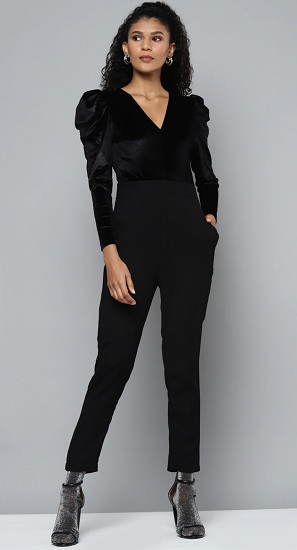 Black Velvet Fancy Jumpsuit