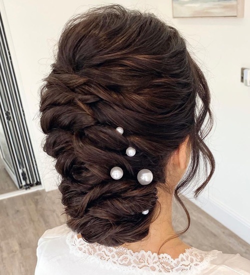 Wedding Updo Hairstyles with Braids