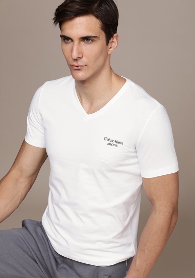 Calvin Klein V Neck T Shirt