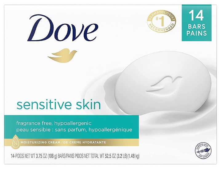 Dove Hypoallergenic Soap for Tattoos