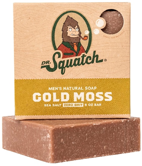 Dr. Squatch Gold Moss Natural Soap Bar