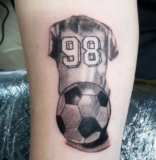 Details more than 73 soccer tattoos on calf super hot  thtantai2