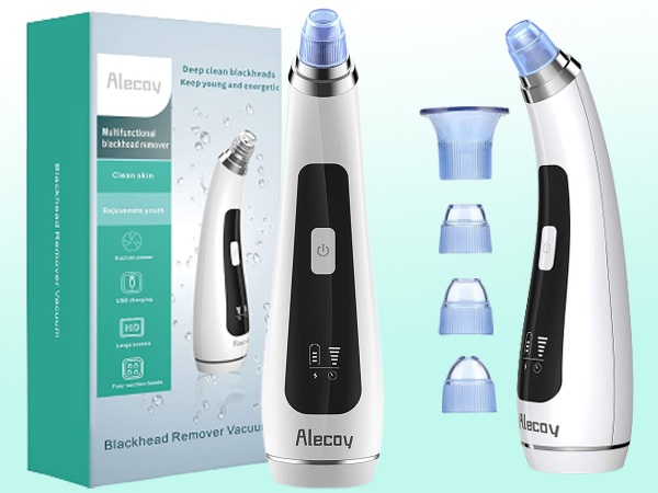 USB Rechargeable Blackhead Remover and Pore Vacuum From Alecoy