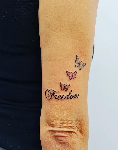 Freedom Temporary Tattoo Fake Tattoos  Etsy