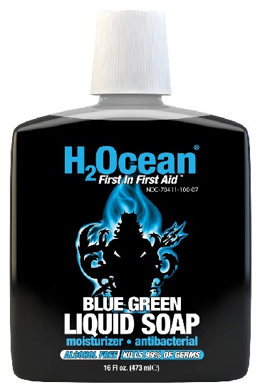 H2Ocean Blue Green Liquid Soap