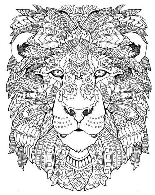 Lion mandala
