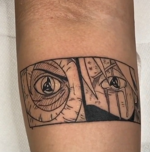 Naruto Eyes Tattoo Design