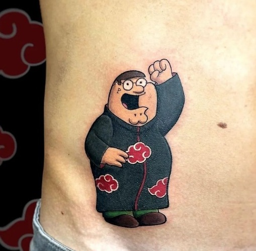 Peter Griffin Anime Tattoos