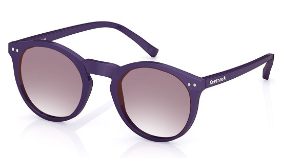Purple Fastrack Round Sunglasses