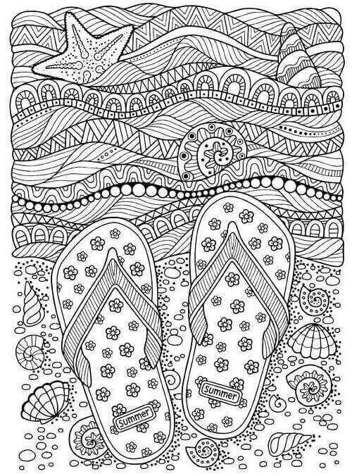 Adult Summer Coloring