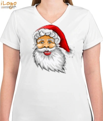 V Neck Christmas T Shirt