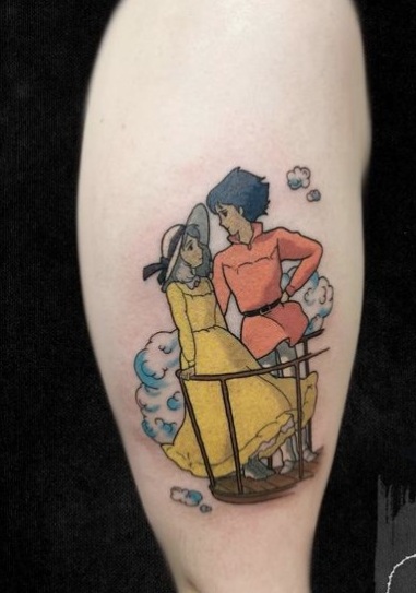 Small Anime Tattoos For Couples