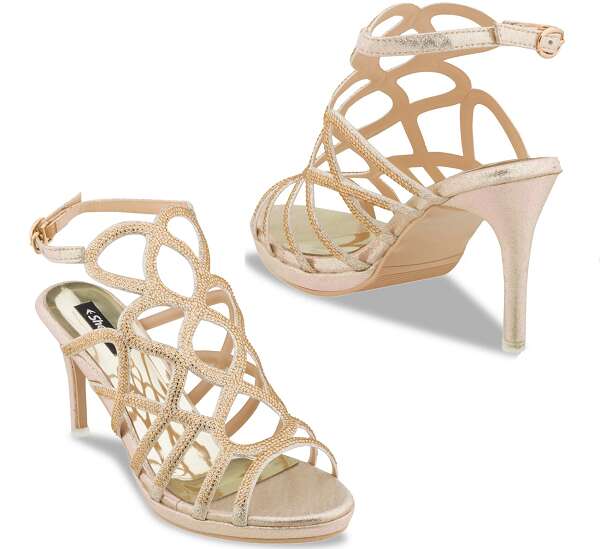 Gold Gladiator Sandals For Party