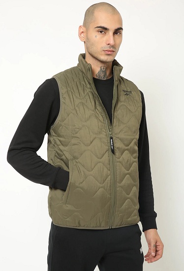 Reebok Quilted Bomber Jacket