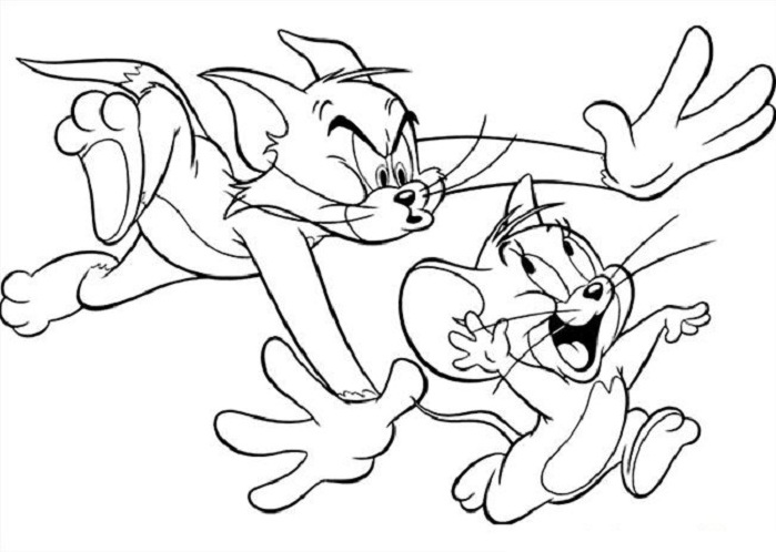 Tom And Jerry Cartoon Color Image