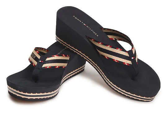 Tommy Hilfiger Thong Wedge Sandals
