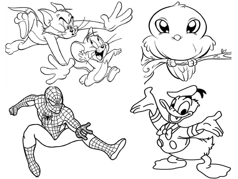 Cartoon Coloring Pages: Top 20 Patterns with Colouring Tips