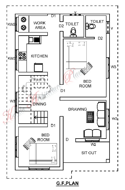 1200 Sq Ft House Plan Indian Design