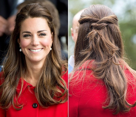 Kate Middleton's best ever royal tour hairstyles - Foto 1
