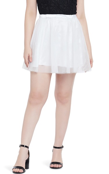 Net Short Tulle Skirt