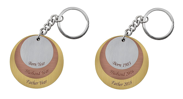 Personalised Keyring For Him