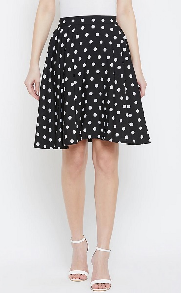 Polka Dot Short Skirt