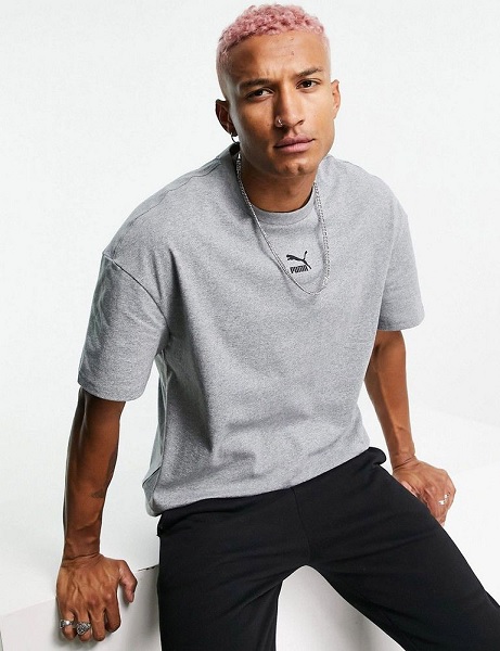 Puma Grey Oversized T Shirt