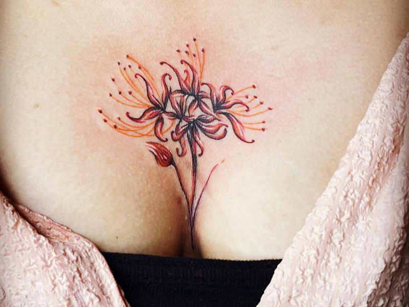 Breast Tattoos