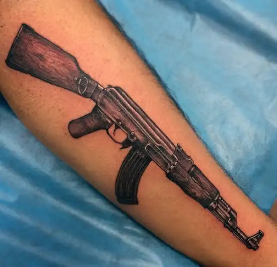 Revolvers and AK 47 Best Temporary Tattoos - Etsy