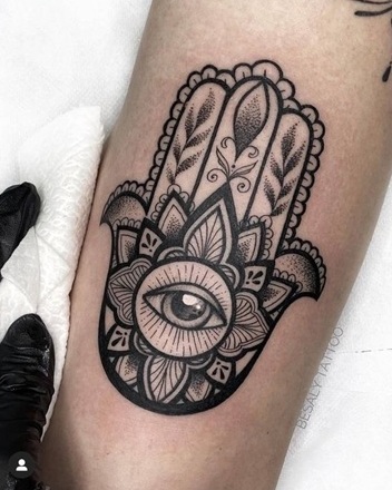Bold Hand Of Fatima Tattoo Meaning