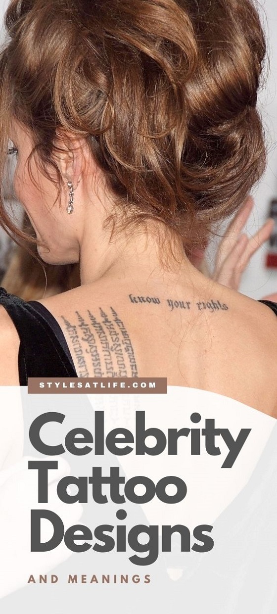 Famous Female Celebrity Tattoos And Meanings