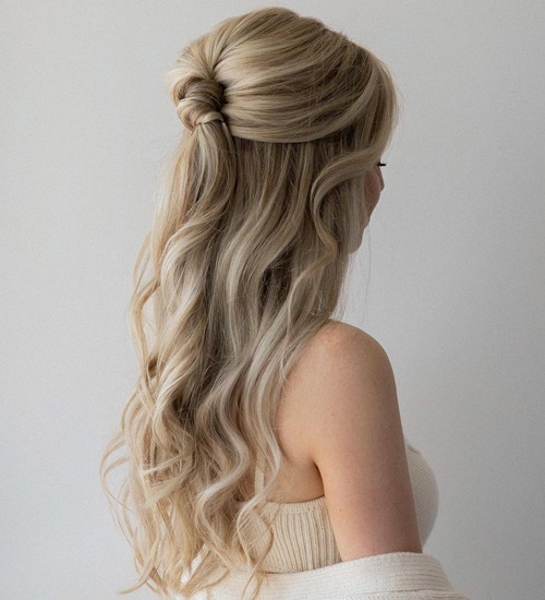 Formal Hairstyles with Half Hair Down