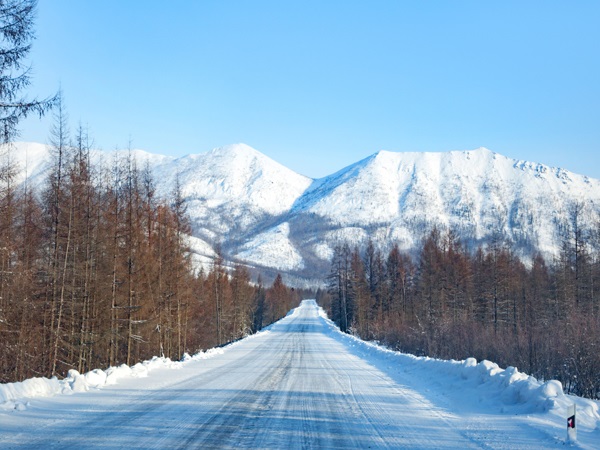 Kolyma Highway And Lena Highway Russia