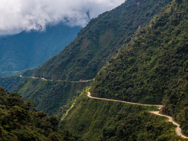 North Yugas Road Bolivia-Most scariest roads in the world