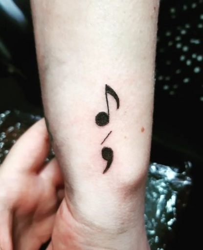 50 Meaningful Semicolon Tattoos With Meaning And Ideas  Body Art Guru
