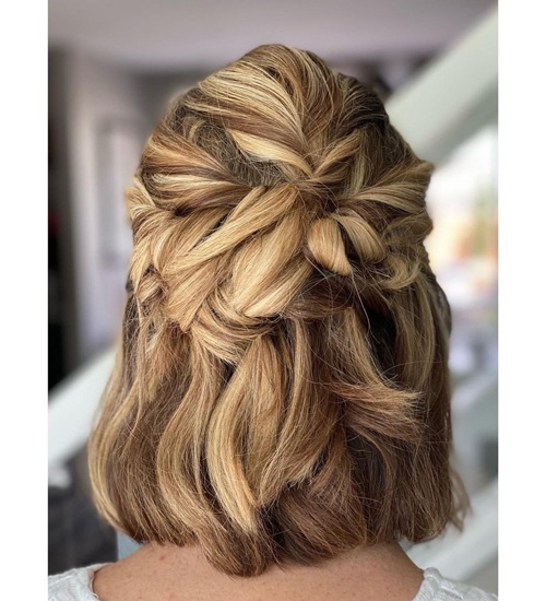 15 Latest and Easy Updo Hairstyles for Medium Hair