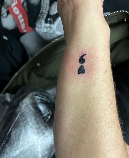 Semicolon Tattoos Are a Simple But Meaningful ChoiceSee 24 Stunning  Examples