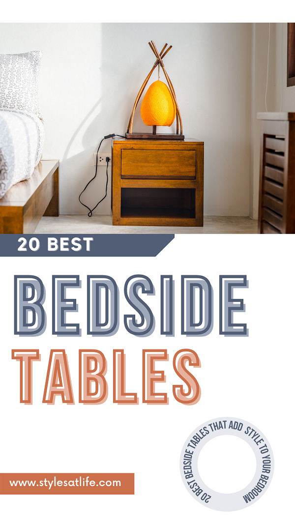 20 Best Bedside Tables That Add Style To Your Bedroom